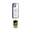 ieg™ iPhone 15 Pro Kılıf Yankı Işık Özel Seri - Siyah Buffer Cam Ekran Koruyucu