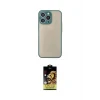 ieg™ iPhone 15 Pro Max Kılıf Ahenk Çizgi Serisi - Siyah Buffer Cam Ekran Koruyucu