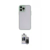 ieg™ iPhone 15 Pro Max Kılıf Ahenk Çizgi Serisi - Siyah Vanessa Magic Hayalet Cam