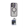 ieg™ iPhone 15 Pro Max Kılıf Ahenk Klasik Özel Seri - Siyah Vanessa Magic Cam