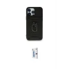 ieg™ iPhone 15 Pro Max Kılıf Ahenk Klasik - Siyah Bilvis 0.18mm Plus Cam Ekran Koruyucu