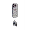 ieg™ iPhone 15 Pro Max Kılıf Ahenk Modern Serisi - Siyah Vanessa Magic Hayalet Cam