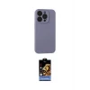 ieg™ iPhone 15 Pro Max Kılıf Ahenk Serisi - Siyah Buffer Hayalet Cam Ekran Koruyucu