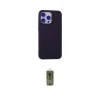 ieg™ iPhone 15 Pro Max Kılıf Ahenk Serisi - Siyah Joko Magic 5D Hayalet Cam