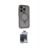 ieg™ iPhone 15 Pro Max Kılıf Ahenk Yansıma Özel Seri - Siyah Vanessa Magic Cam