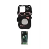 ieg™ iPhone 15 Pro Max Kılıf Akış Yansıma - Şeffaf 360 Full Body Arka Koruyucu
