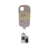 ieg™ iPhone 15 Pro Max Kılıf Akış Yansıma - Siyah Vanessa Magic Hayalet Cam