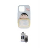 ieg™ iPhone 15 Pro Max Kılıf Akış Yansıma - Siyah Vanessa Magic Hayalet Cam