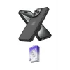 ieg™ iPhone 15 Pro Max Kılıf Atlas Form - Siyah Bilvis 5in1 3D Magic Cam Ekran Koruyucu