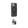 ieg™ iPhone 15 Pro Max Kılıf Çekirdek Modern Prime - Siyah Vanessa Magic Hayalet Cam