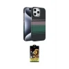 ieg™ iPhone 15 Pro Max Kılıf Doruk Serisi - Siyah Buffer Cam Ekran Koruyucu