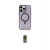 ieg™ iPhone 15 Pro Max Kılıf Eksen Işık Prime - Siyah Joko Magic 5D Hayalet Cam