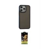 ieg™ iPhone 15 Pro Max Kılıf Eksen Işık - Siyah Buffer Cam Ekran Koruyucu