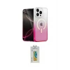 ieg™ iPhone 15 Pro Max Kılıf Eksen Minimal Özel Seri - Siyah Polymer Nano Ekran Koruyucu