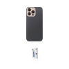 ieg™ iPhone 15 Pro Max Kılıf Eksen Prime - Siyah Bilvis 0.18mm Plus Cam Ekran Koruyucu