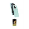 ieg™ iPhone 15 Pro Max Kılıf İz Işık Koleksiyonu - Siyah Buffer Cam Ekran Koruyucu