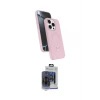 ieg™ iPhone 15 Pro Max Kılıf İz Işık Koleksiyonu - Siyah Vanessa Magic Cam