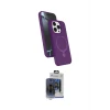 ieg™ iPhone 15 Pro Max Kılıf İz Işık Koleksiyonu - Siyah Vanessa Magic Cam