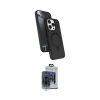 ieg™ iPhone 15 Pro Max Kılıf İz Işık Koleksiyonu - Siyah Vanessa Magic Cam