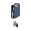 ieg™ iPhone 15 Pro Max Kılıf Kıvılcım Çizgi Serisi - Siyah Vanessa Magic Hayalet Cam