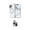 ieg™ iPhone 15 Pro Max Kılıf Kıvılcım Form Prime - Siyah Vanessa Magic Hayalet Cam