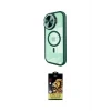 ieg™ iPhone 15 Pro Max Kılıf Kıvılcım Modern Koleksiyonu - Siyah Buffer Cam Ekran Koruyucu