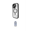 ieg™ iPhone 15 Pro Max Kılıf Kıvılcım Modern Koleksiyonu - Siyah Joko Magic 5D Cam