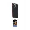 ieg™ iPhone 15 Pro Max Kılıf Kıvılcım Modern Özel Seri - Siyah Buffer Hayalet Cam Ekran Koruyucu