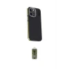 ieg™ iPhone 15 Pro Max Kılıf Kıvılcım Modern Özel Seri - Siyah Joko Magic 5D Hayalet Cam