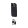 ieg™ iPhone 15 Pro Max Kılıf Kıvılcım Modern Özel Seri - Siyah Vanessa Magic Hayalet Cam