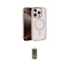 ieg™ iPhone 15 Pro Max Kılıf Kıvılcım Prime - Siyah Joko Magic 5D Hayalet Cam