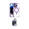ieg™ iPhone 15 Pro Max Kılıf Kozmos Doku Koleksiyonu - Siyah Vanessa Magic Cam