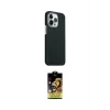 ieg™ iPhone 15 Pro Max Kılıf Kozmos Klasik Prime - Siyah Buffer Cam Ekran Koruyucu