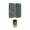 ieg™ iPhone 15 Pro Max Kılıf Kozmos Yansıma Özel Seri - Siyah Buffer Cam Ekran Koruyucu
