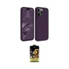 ieg™ iPhone 15 Pro Max Kılıf Kozmos Yansıma Özel Seri - Siyah Buffer Cam Ekran Koruyucu