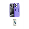 ieg™ iPhone 15 Pro Max Kılıf Nova Asil Prime - Şeffaf Pasifik Cam Ekran Koruyucu