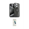 ieg™ iPhone 15 Pro Max Kılıf Nova Asil Prime - Şeffaf Pasifik Cam Ekran Koruyucu