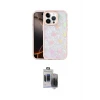 ieg™ iPhone 15 Pro Max Kılıf Odak Prime - Siyah Vanessa Magic Hayalet Cam