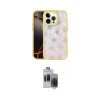 ieg™ iPhone 15 Pro Max Kılıf Odak Prime - Siyah Vanessa Magic Hayalet Cam