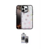 ieg™ iPhone 15 Pro Max Kılıf Odak Prime - Siyah Vanessa Magic Hayalet Cam