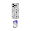ieg™ iPhone 15 Pro Max Kılıf Pusula Form - Siyah Bilvis 5in1 3D Magic Cam Ekran Koruyucu