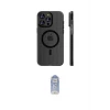 ieg™ iPhone 15 Pro Max Kılıf Pusula Minimal Koleksiyonu - Siyah Joko Magic 5D Cam
