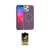 ieg™ iPhone 15 Pro Max Kılıf Siluet Doku Özel Seri - Siyah Buffer Cam Ekran Koruyucu