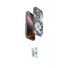 ieg™ iPhone 15 Pro Max Kılıf Siluet Doku - Siyah Bilvis 0.18mm Plus Cam Ekran Koruyucu
