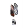 ieg™ iPhone 15 Pro Max Kılıf Siluet Doku - Siyah Vanessa Magic Hayalet Cam