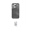 ieg™ iPhone 15 Pro Max Kılıf Siluet Form Serisi - Siyah Bilvis 0.18mm Plus Cam Ekran Koruyucu