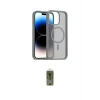 ieg™ iPhone 15 Pro Max Kılıf Siluet Minimal Prime - Siyah Joko Magic 5D Hayalet Cam