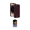 ieg™ iPhone 15 Pro Max Kılıf Vadi Çizgi Prime - Siyah Buffer Hayalet Cam Ekran Koruyucu
