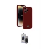 ieg™ iPhone 15 Pro Max Kılıf Vadi Çizgi Prime - Siyah Vanessa Magic Hayalet Cam