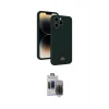 ieg™ iPhone 15 Pro Max Kılıf Vadi Çizgi Prime - Siyah Vanessa Magic Hayalet Cam